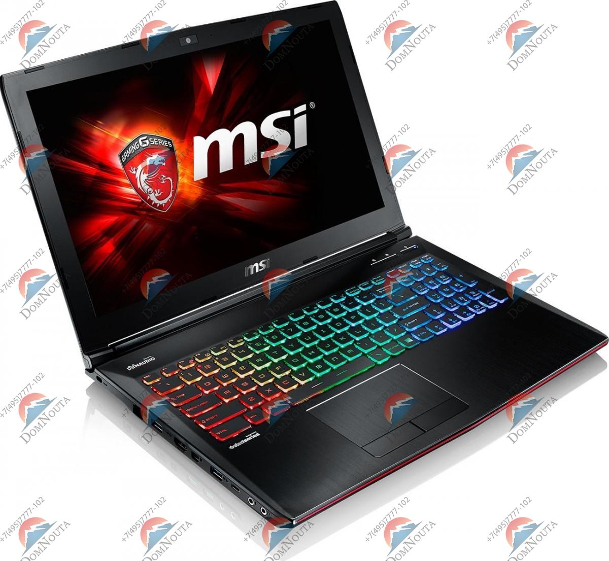 Ноутбук MSI GE62 6QF